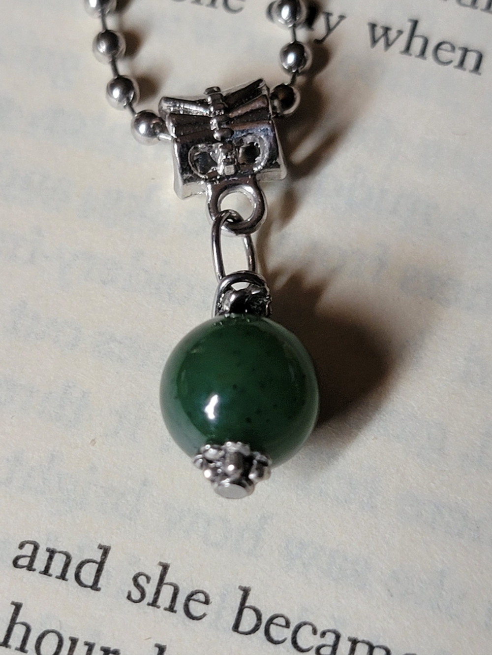 Genuine Jade Pendant Necklace